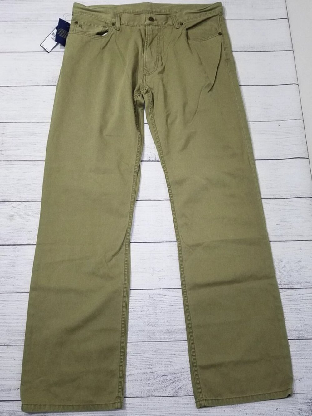 Polo Ralph Lauren Straight Pants Mens Size 35x33 (Tag 35x32)  DEFECT
